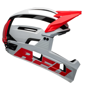 Bell Super Air R MIPS Full-Face Helmet - Matte Gloss White Infrared - S