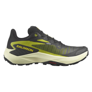 Salomon Genesis Trail Running Shoe - Men's - Black Sulphur Spring Transparent Yellow - 13