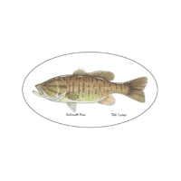 Pescador On The Fly Smallmouth Decal - Southmouth - One Size