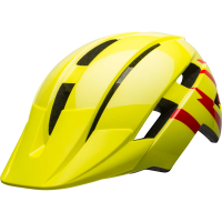 Bell Sidetrack II Helmet - Child - Strike Hi-Viz and Red - One Size