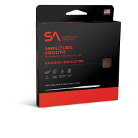 Scientific Anglers Amplitude Smooth Anadro Stillwater Indicator Fly Line - Orange and Willow and Optic Green - WF5F