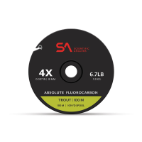 Scientific Anglers Absolute Fluorocarbon Trout Tippet - 100M - Clear - 2X
