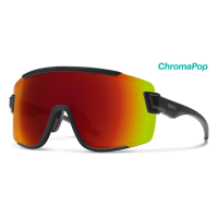 Smith Wildcat Sunglasses - ChromaPop - Matte Black with Red Mirror