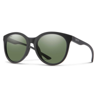 Smith Bayside Sunglasses - Chromapop Polarized - Matte Black with Grey Green