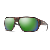 Smith Deckboss Glass Sunglasses - Polarized Chromapop - Tortoise with Green Mirror
