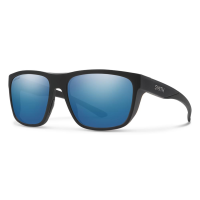 Smith Barra Sunglasses - ChromaPop Polarized - Matte Black with Blue Mirror