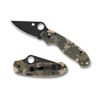 Spyderco Para 3 Knife - Camo Black - One Size
