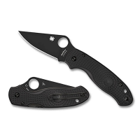 Spyderco Para 3 Knife - Lightweight Black and Black - One Size