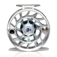 Hatch Iconic Fly Reel - 9 Plus - Clear Blue - Large Arbor
