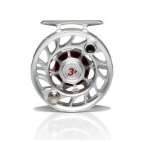 Hatch Iconic Fly Reel - 3 Plus - Clear Red - Large Arbor