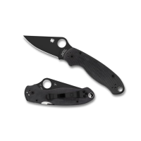 Spyderco Para 3 Knife - Black - One Size