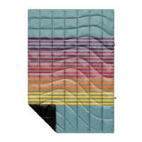 Rumpl Nanoloft Puffy Blanket - Glacier Rays - Travel