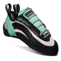 La Sportiva Miura Climbing Shoe - Women's - White and Jade Green - 37.5