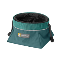 Ruffwear Quencher Cinch Top Dog Bowl - Tumalo Teal - L