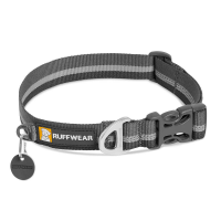 Ruffwear Crag Dog Collar - Granite Grey - 11in - 14in