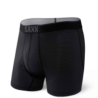 Saxx Quest Boxer with Fly - Black II - L