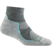 Darn Tough Light Hiker 1/4 Lightweight Sock - Women's - Slate - L