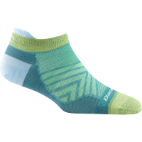 Darn Tough No Show Tab Ultra-Lightweight Running Sock - Women's - Aqua - M