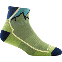Darn Tough Hiker 1/4 Lightweight Sock - Kids' - Green - S