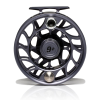Hatch Iconic Fly Reel - 9 Plus - Grey and Black - Mid Arbor