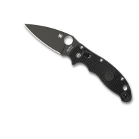 Spyderco Manix 2 Knife - Lightweight Black and Black - One Size