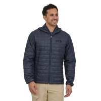 Patagonia Nano Puff Fitz Roy Trout Hoody - Men's - Smolder Blue - L