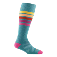 Darn Tough Snowburst OTC Midweight Sock - Women's - Aqua - S
