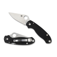 Spyderco Para 3 Knife - G10 Black - One Size