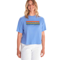 Marmot Pioneering Boxy Tee - Women's - Getaway Blue - L