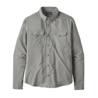 Patagonia Self Guided Long Sleeve Hike Shirt - Men's - Salt Grey - L