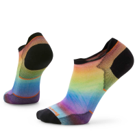 Smartwool Run Zero Cushion Pride Rainbow Print Low Ankle Sock - Multicolor - L