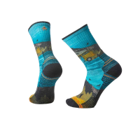 Smartwool Hike Light Cushion Great Excursion Print Crew Sock - Men's - Multicolor - XL