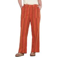 Toad&Co Taj Hemp Pant - Women's - Papaya Stripe - XL