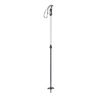 K2 Lockjaw Aluminum Adjustable Pole - Silver - One Size