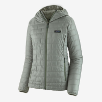 Patagonia Nano Puff Fitz Roy Trout Hoody - Women's - Sleet Green - M