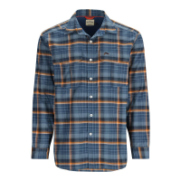 Simms ColdWeather Long Sleeve Shirt - Men's - Neptune and Sun Glow Ombre Plaid - XL