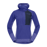 Norrona Lofoten Thermal Pro Hooded Jacket - Women's - Violet Storm and Royal Blue - XS