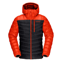 Norrona Lyngen Down 850 Hoody - Men's - Arednalin and Caviar - L