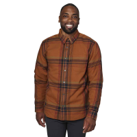 Flylow Sinclair Insulated Flannel Shirt - Men's - Copper and Redwood - L