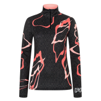 Fire and Ice Ilvy3 Top - Women's - Anthracite and Pink - L