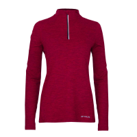 Hot Chillys Clima-Tek Zip-T - Women's - Burgundy Heather - L