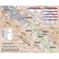 Map the Xperience - Green River, Utah - Fishing and Fly Fishing Map - One Color - One Size