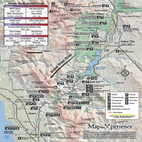 Map the Xperience - Provo River (UT) Map - One Color - One Size