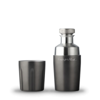 High Camp Flasks - V2 Firelight 375 Flask - Gunmetal