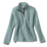 Orvis Outdoor Quilted Sweatshirt - Women's - Forest - XL