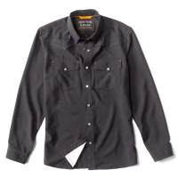 Orvis Tech Chambray Western Shirt - Men's - Black - XL