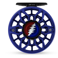 Abel SDF 6/7 Reel - Ported Blue III and Grateful Dead Lightning Bolt - 6/7