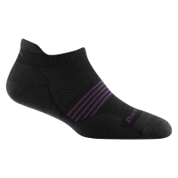 Darn Tough Element Lightweight with Cushion No Show Tab Sock - Women's - Black - M
