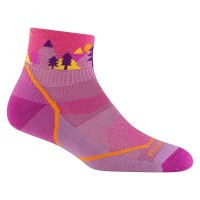 Darn Tough Quest Lightweight with Cushion 1/4 Sock - Kids' - Violet - L