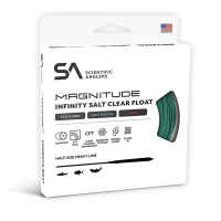 Scientific Anglers Magnitude Textured Infinity Salt - Full Clear Floating Fly Line - Clear - WF9F